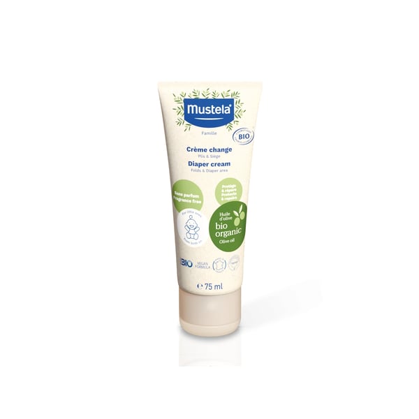 Mustela Bio Creme Muda da Fralda Certificado Bio sem Perfume 75ml